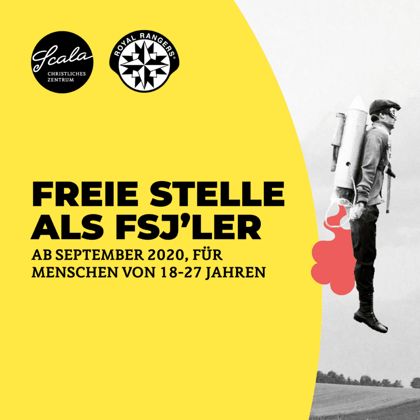 Freie Stelle als FSJ’ler ab September 2020 Freie Stelle als FSJ’ler ab September 2020